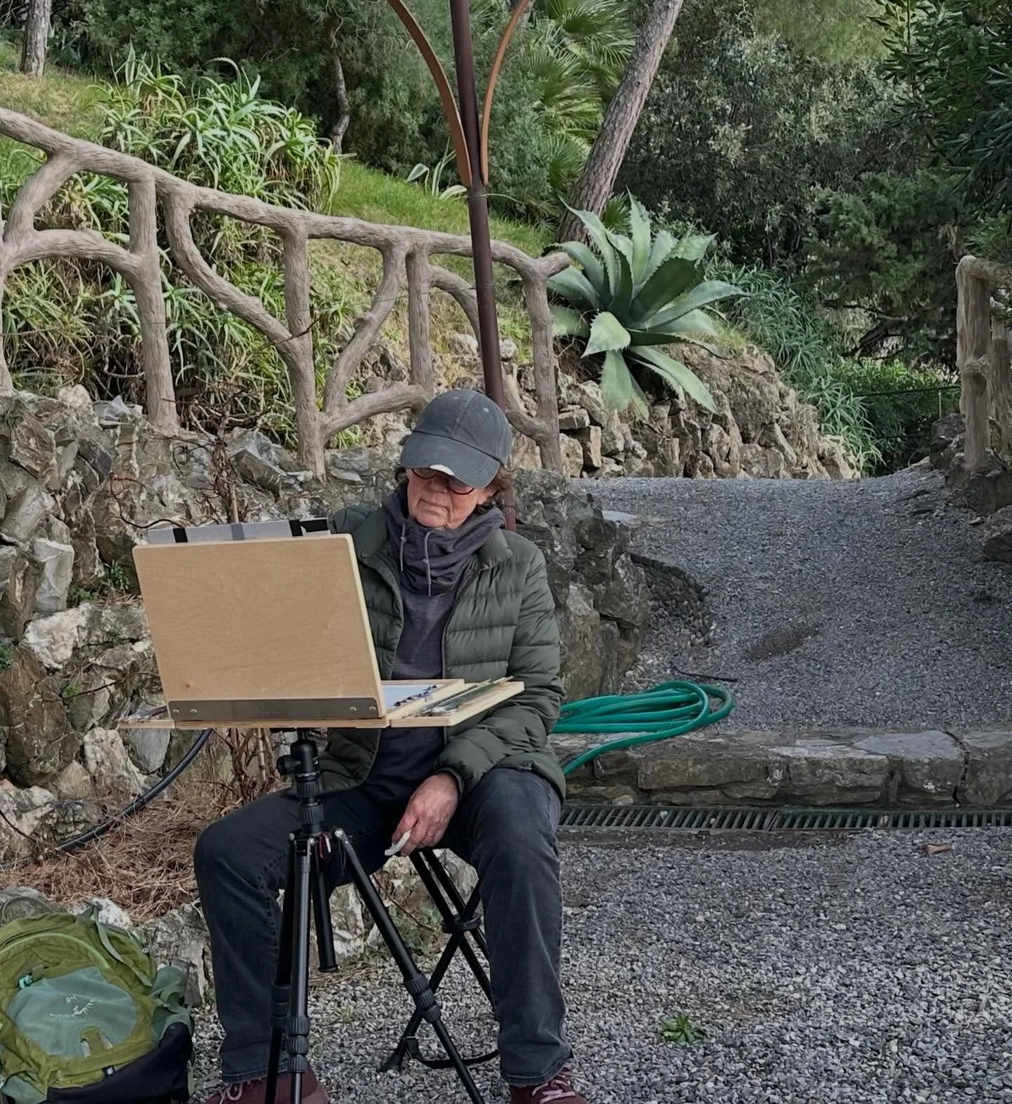 &hellip;fresh&hellip; en plein air&hellip; it has been a long time&hellip;
#pochade #itinerario #bogliasco