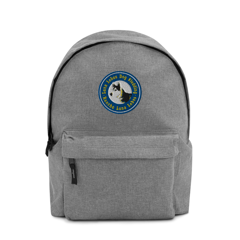 embroidered rucksack