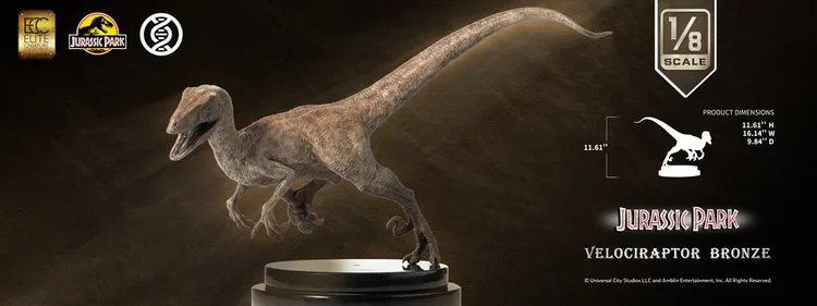 Clever Girl Velociraptor Bronze