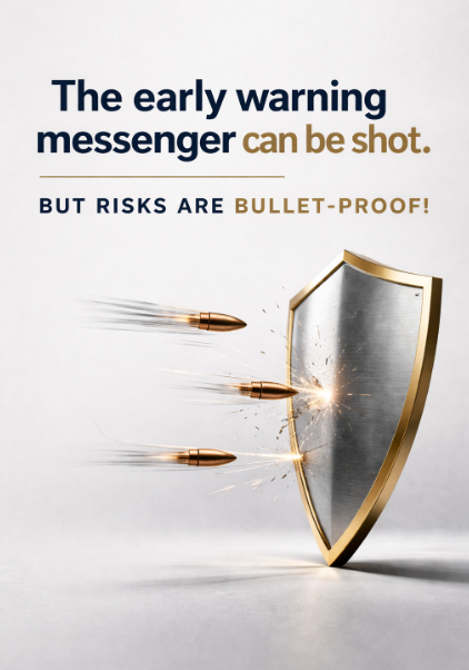 Risk Identification: The Early Warning Messenger can be Shot. But Risks are Bullet-Proof!