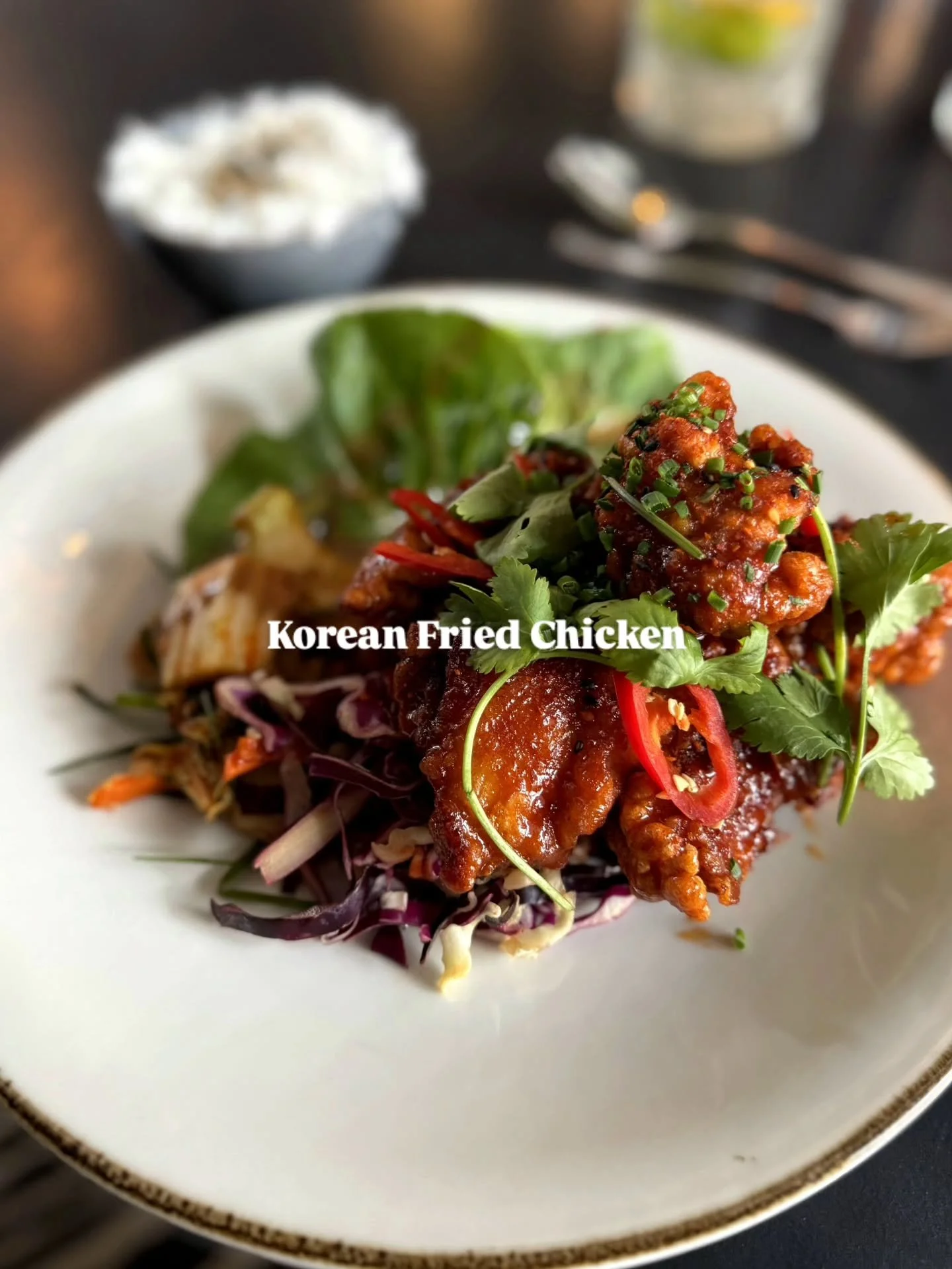 It&rsquo;s about time to try our Korean Fried Chicken! ❤️&zwj;🔥

Or maybe something else from our Free to Choose menu: 3 comforting Asian courses for just 29&euro;

Warm noodles, bold flavours, cozy vibes, tasty cocktails = Everything you need to su