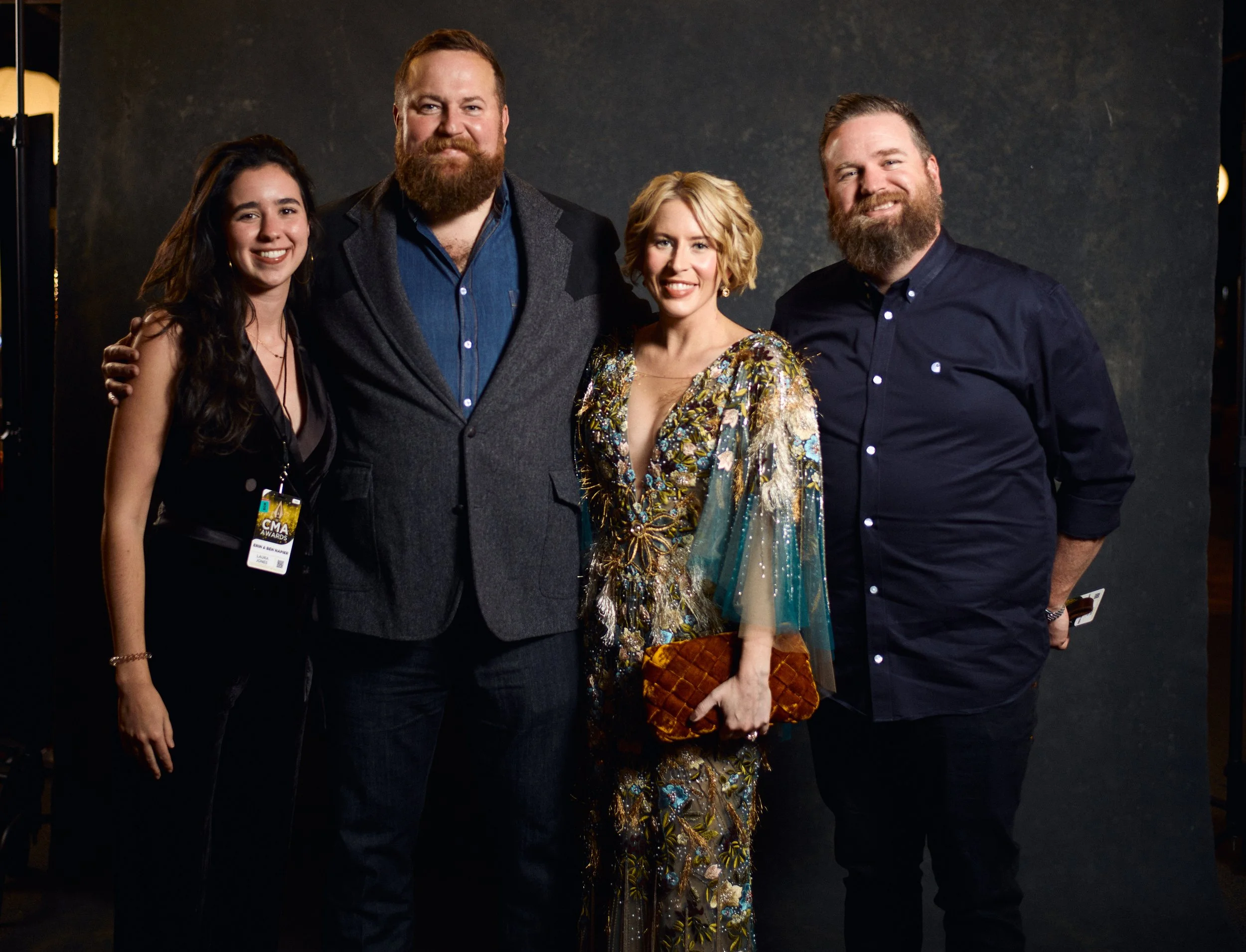 Erin and Ben Co. in our Nashville best. 