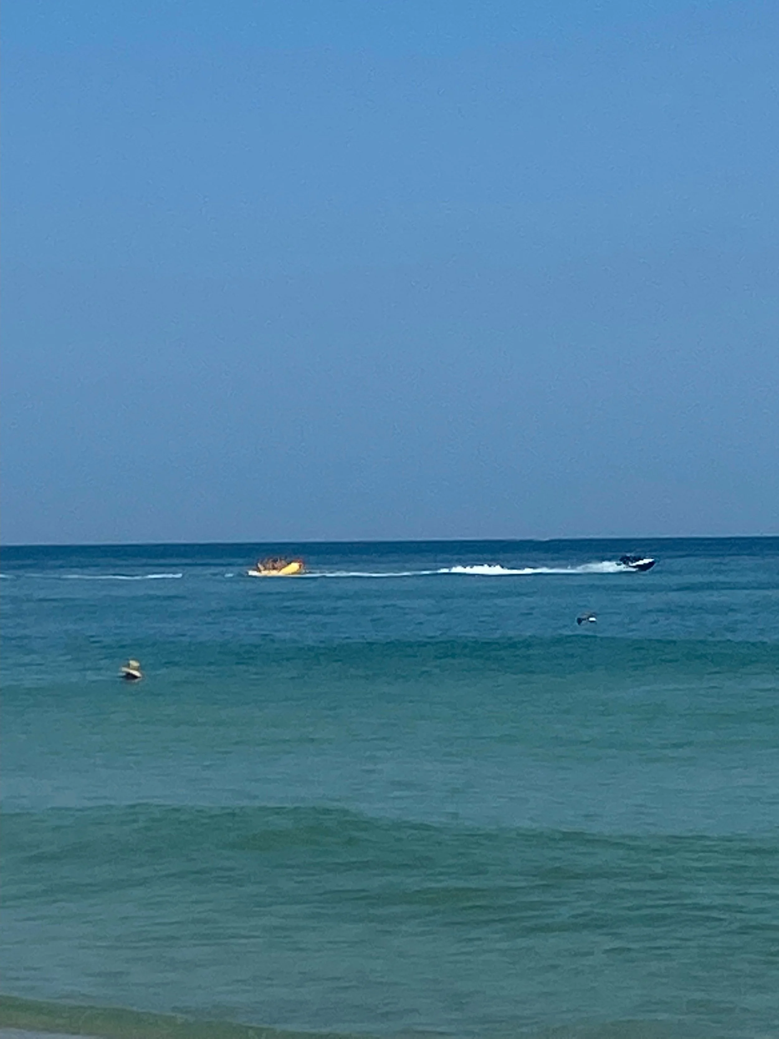 We rode a banana boat for Mallie's birthday. Priceless experience.