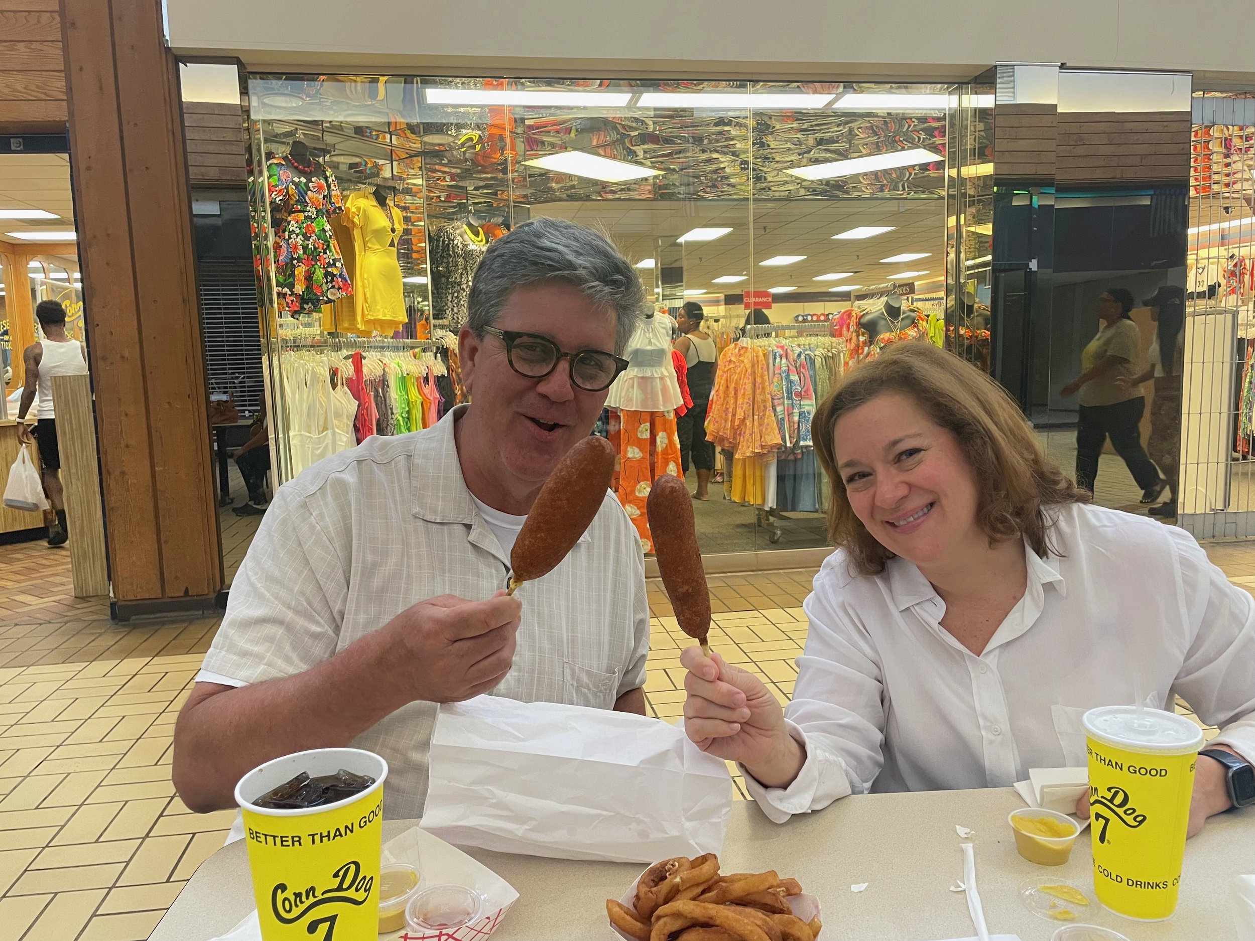 Corndog 7 for dinner. 