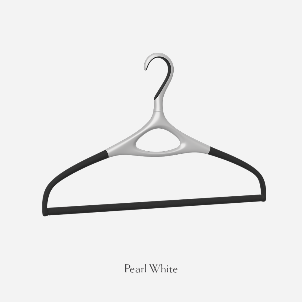 Children's Plastic Hangers: White Plastic 14 Inch Teen Hanger