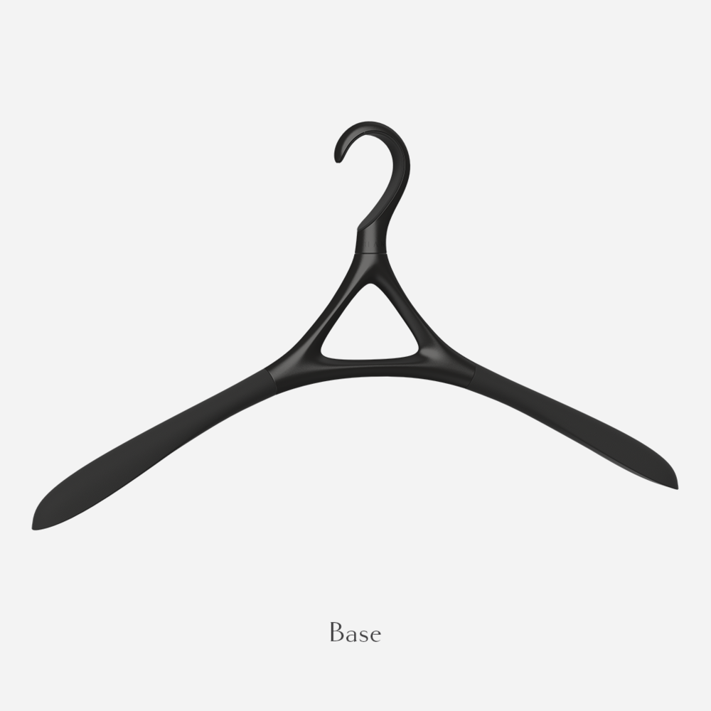 Black, Black & Onyx · Lou Hansell H Series Luxury Garment Hanger — Lou  Hansell™