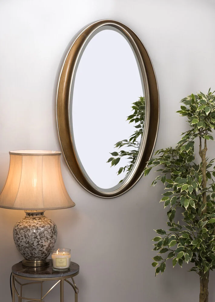 Sydney Mirror Oval Bronze — MIRRORS.IE