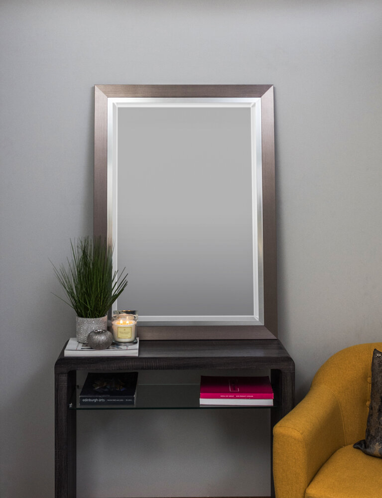 Malmo Mirror Large Pewter And