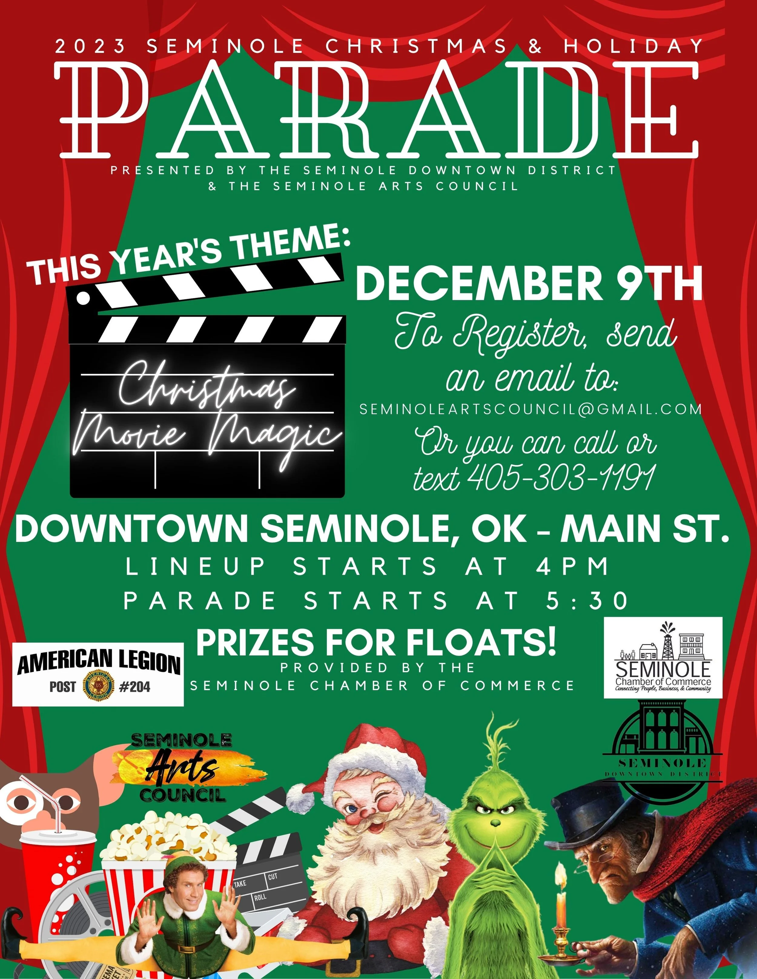 Annual Christmas & Holiday Parade — The Seminole Arts Council