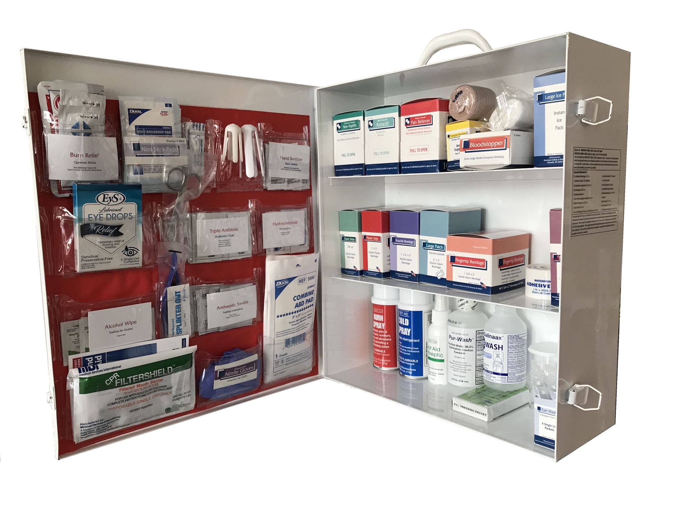 OSHA Compliant 3-Shelf First Aid Box — Larson's Medical Supply