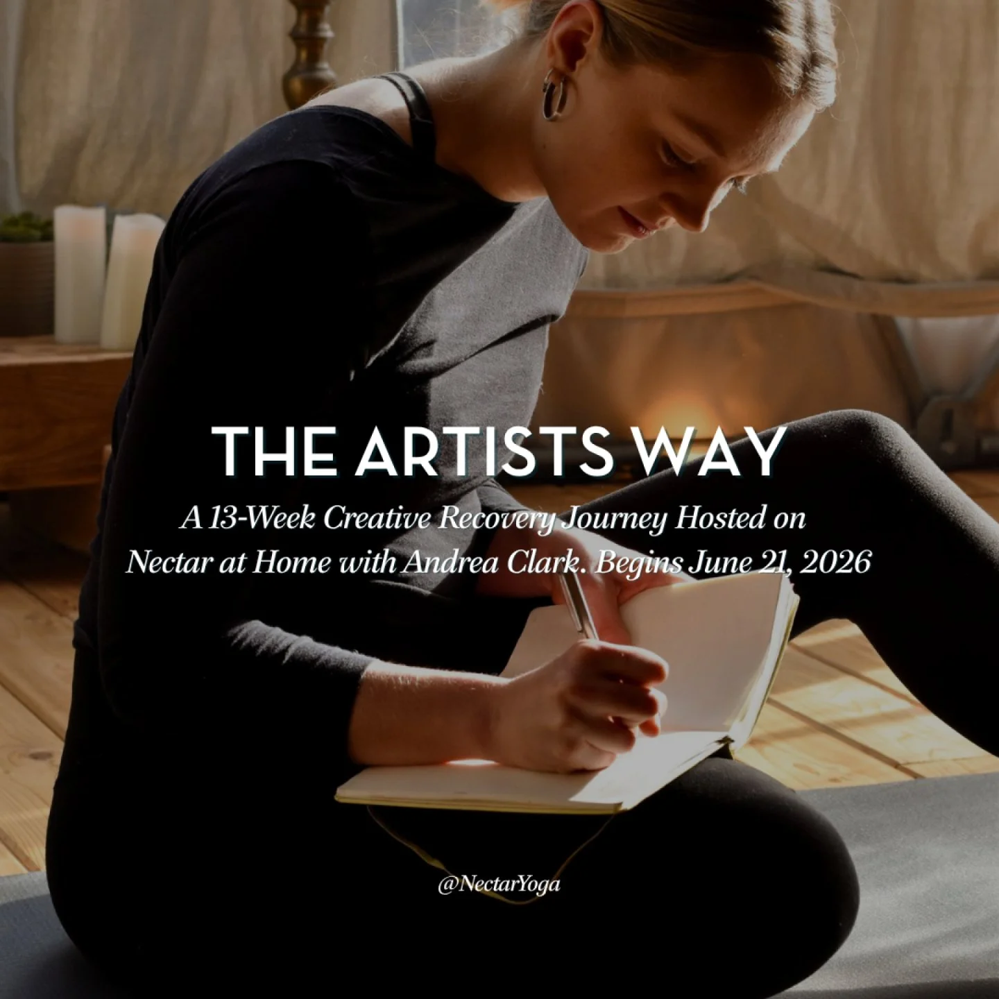 We are so excited to announce The Artist's Way,  a 13-week online creative recovery journey beginning June 21, hosted on Nectar At Home with Andrea Clark.  Early Bird pricing is available until June 1. 🌿📚

This is more than just a book club. It is 
