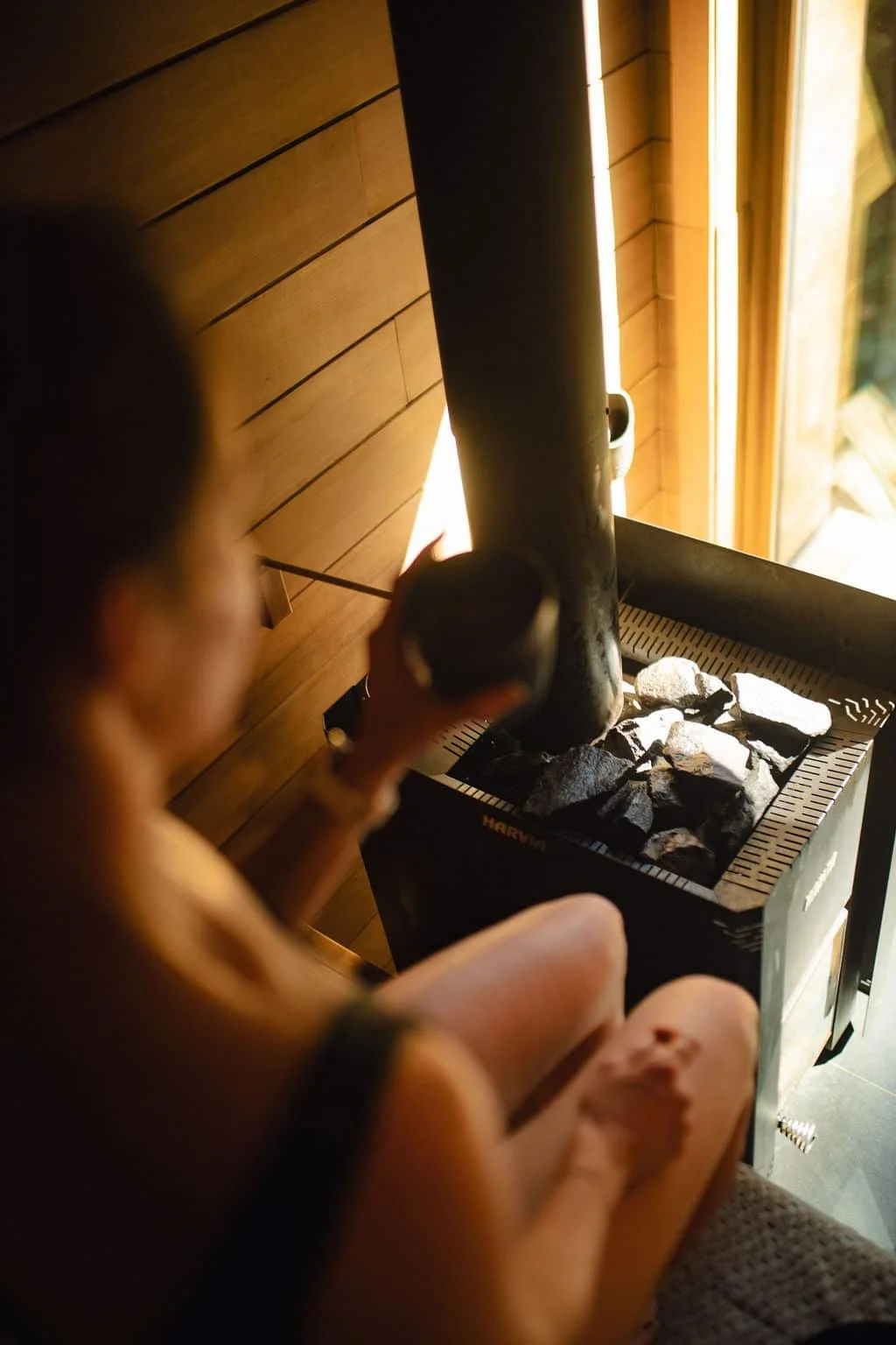 sauna and cold plunge
