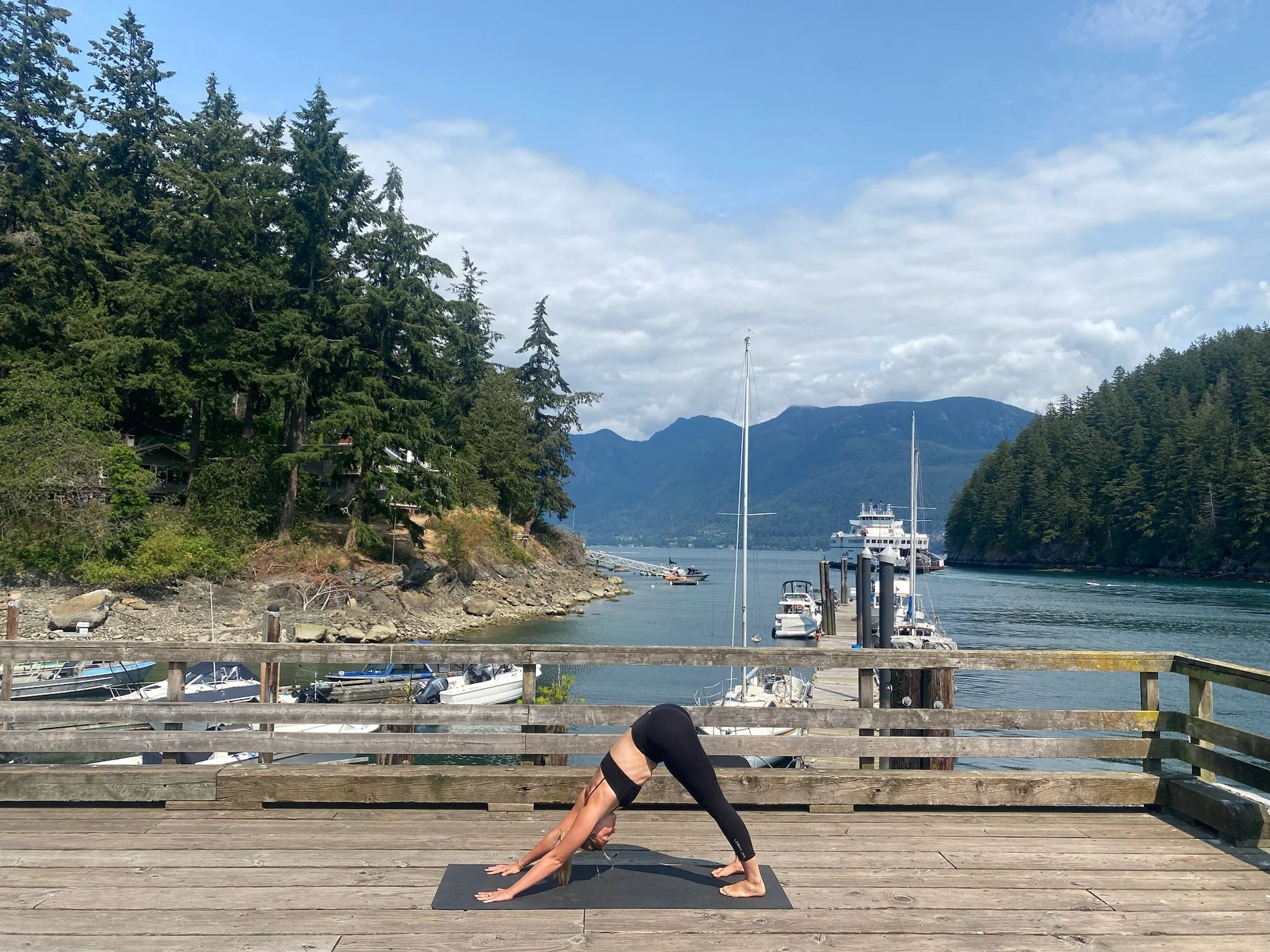 Nectar Yoga on the Pier | Bowen Island 