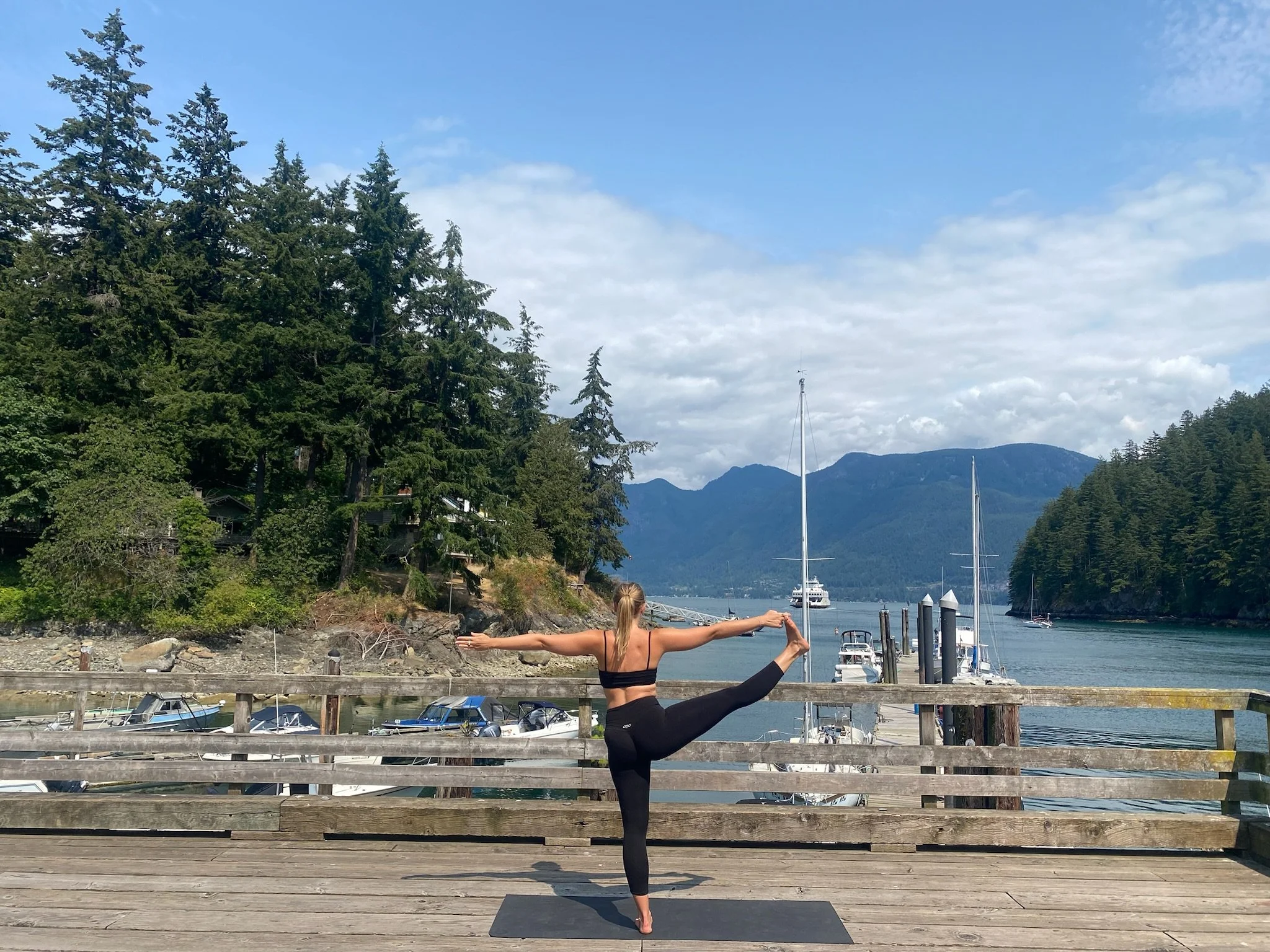 Nectar Yoga on the Pier | Bowen Island  