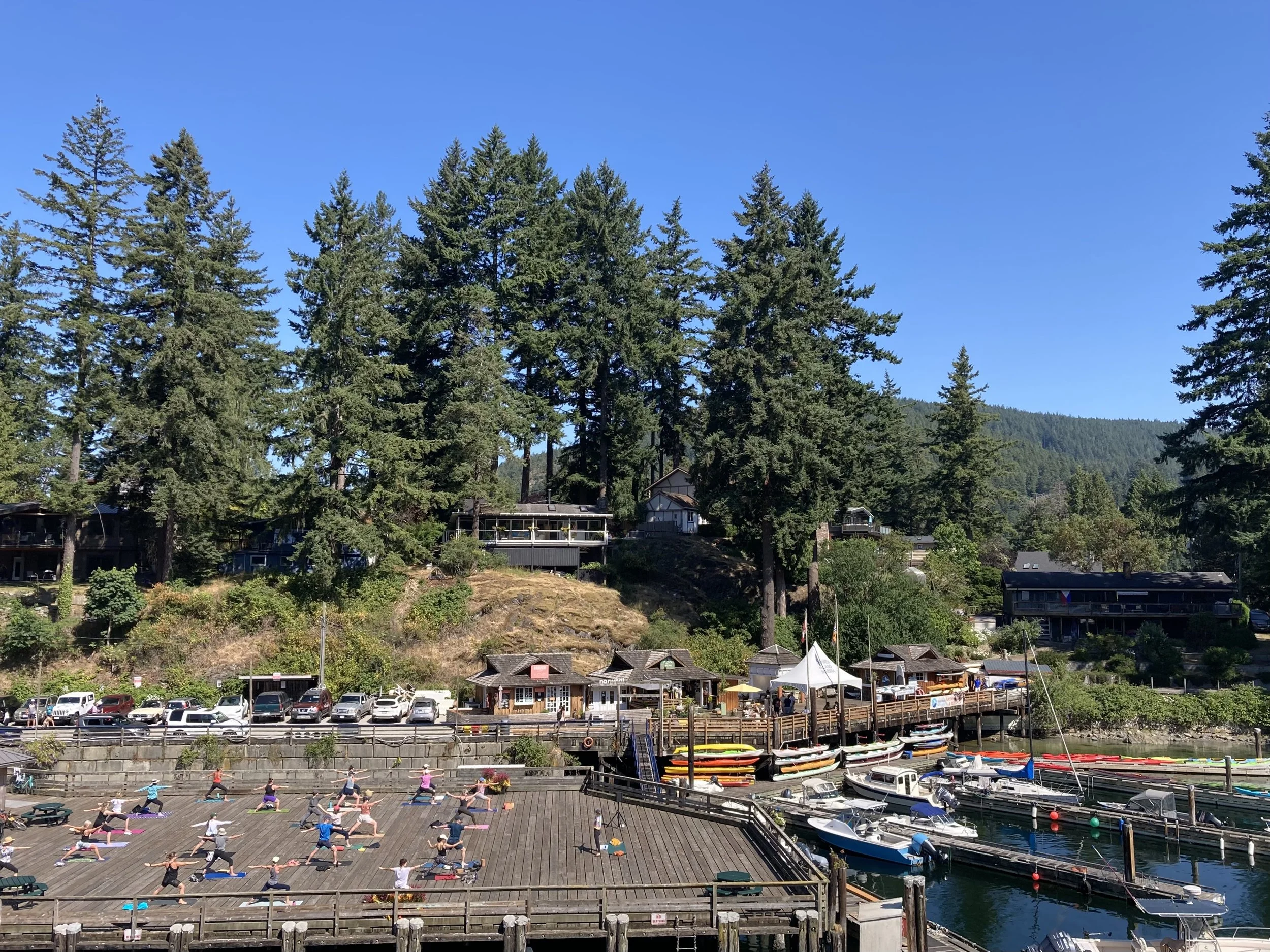 Nectar Yoga on the Pier | Bowen Island