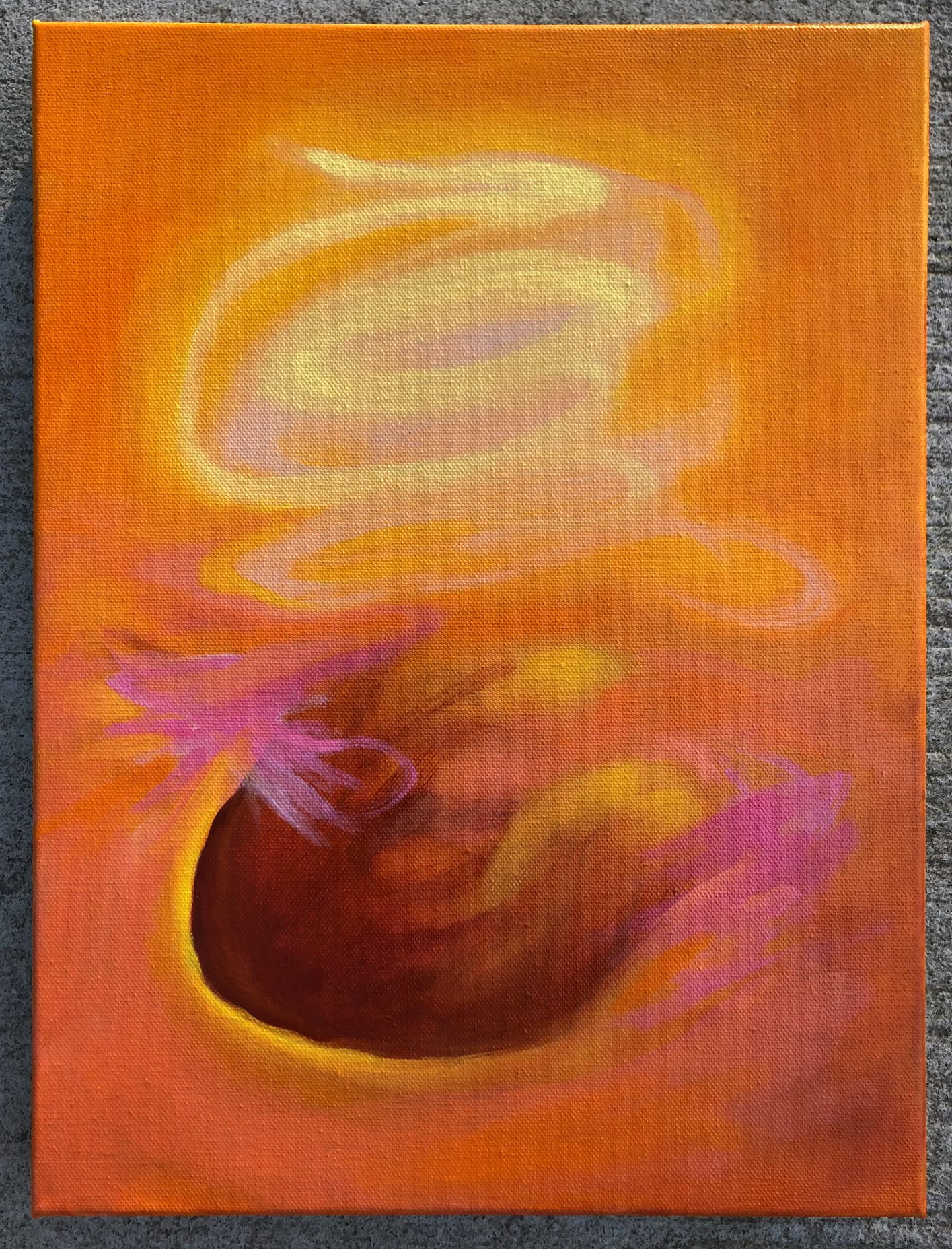 Oil on canvas, 12"x16", $250