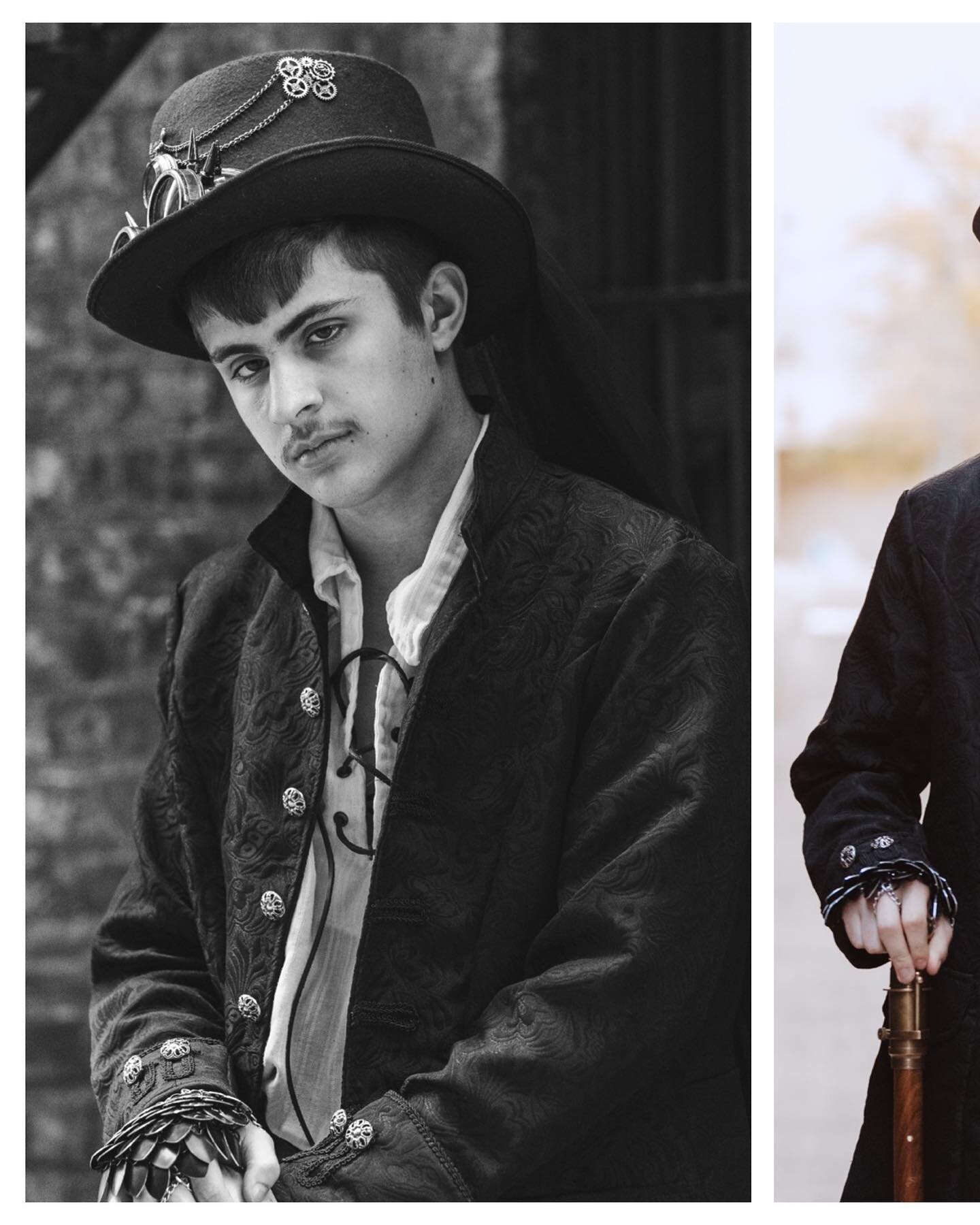 More from Colin&rsquo;s steam punk senior session. 

Those downtown Toledo alleys really found a way to lend to the environment we wanted. Also helps that dad was willing to spray the atmosphere fog for us like a total professional. 🤌🏻✨