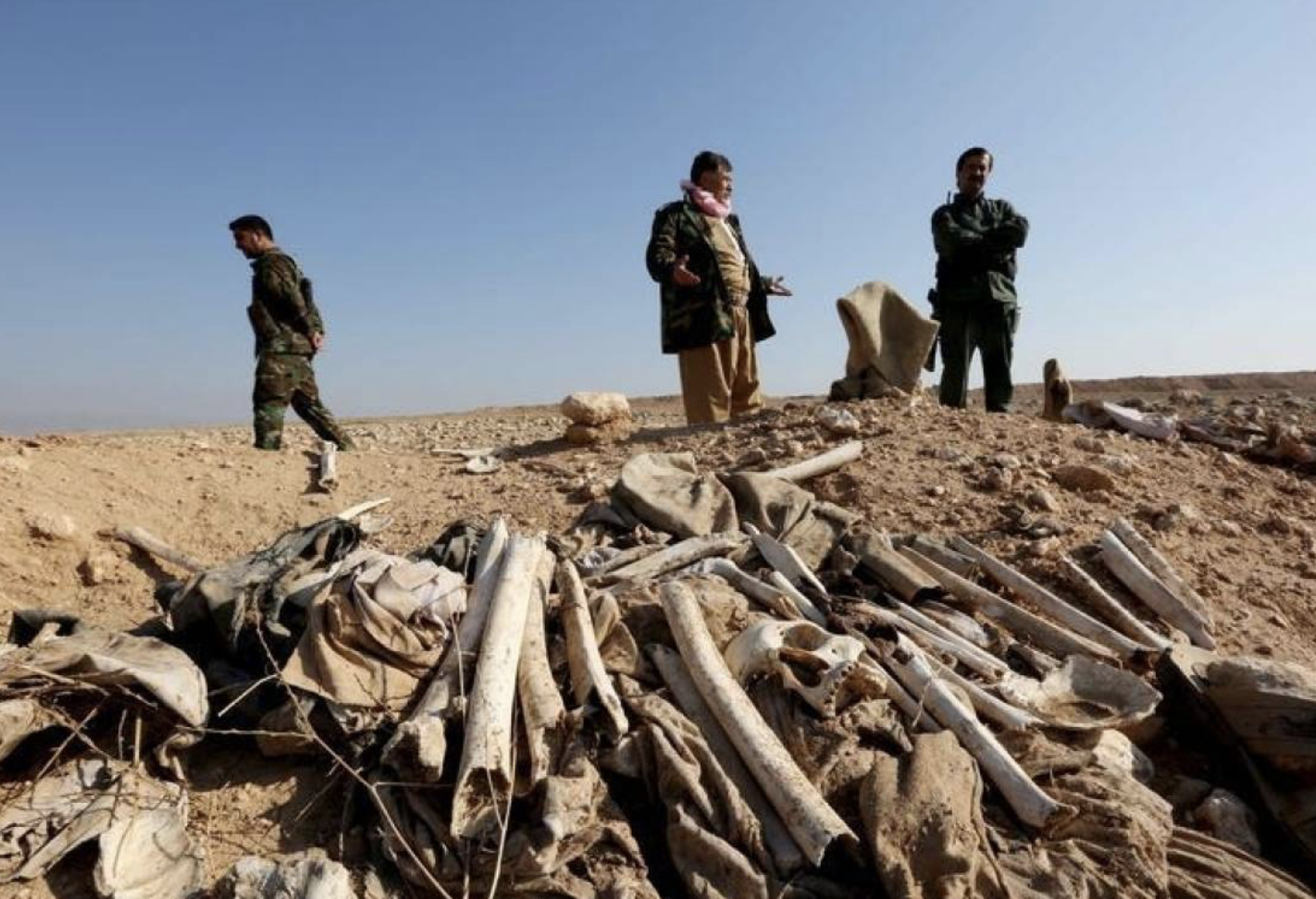 UK parliament condemns Islamic State violence as genocide.