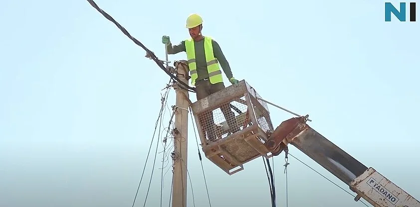 Nadia's Initiative Restores Electricity to South Sinjar