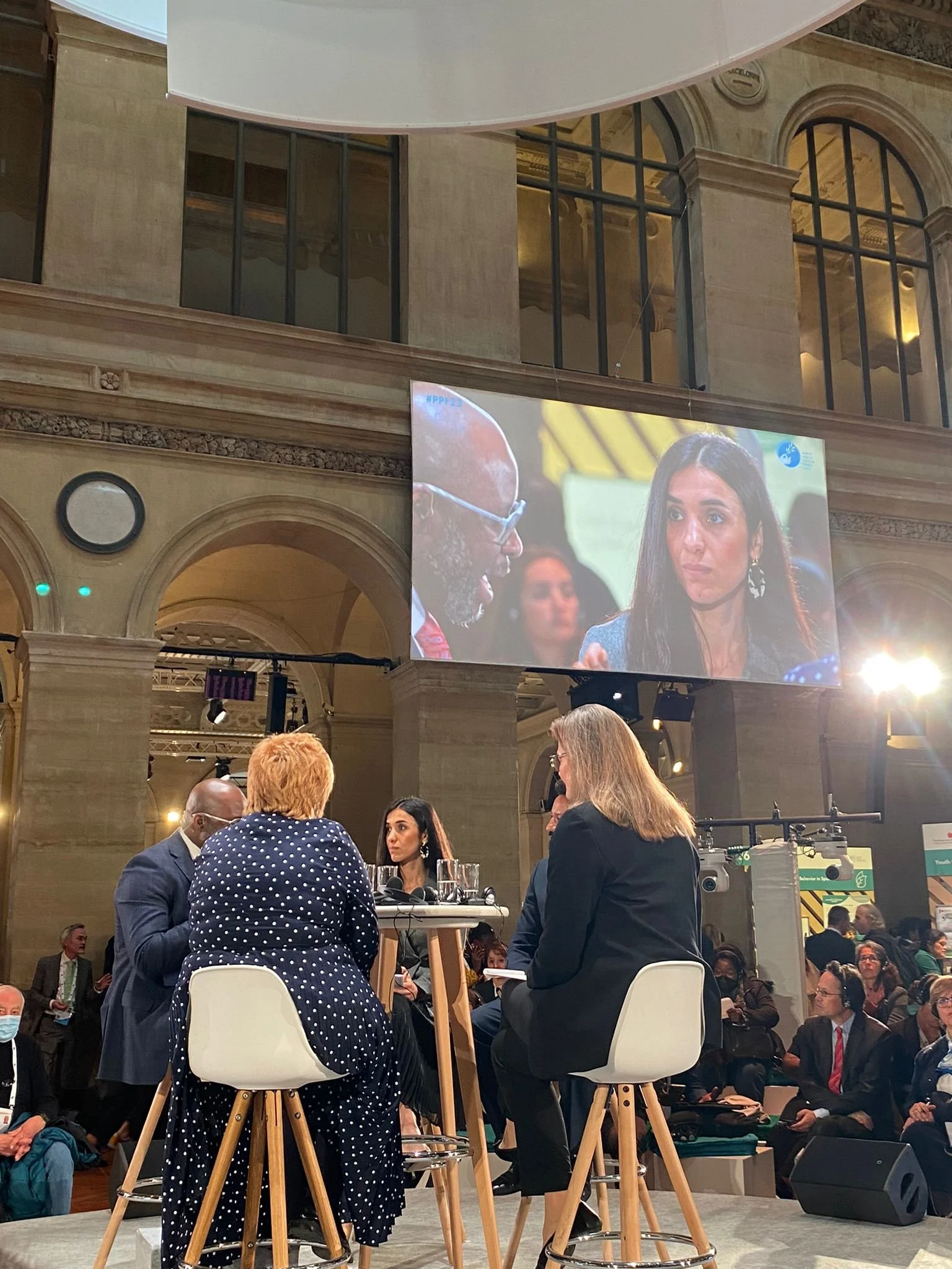 Nadia Murad Joins Panel Discussion at the Paris Peace Forum