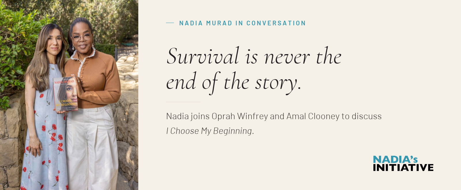 Nadia Murad Joins Oprah Winfrey on The Oprah Podcast
