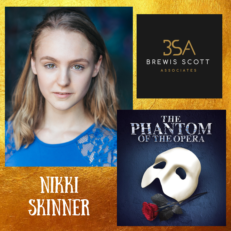 First day of rehearsals for Nikki Skinner in The Phantom of the Opera