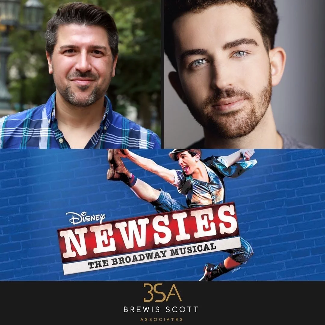 Richard J. Hinds &amp; Tristan McIntyre in Newsies
