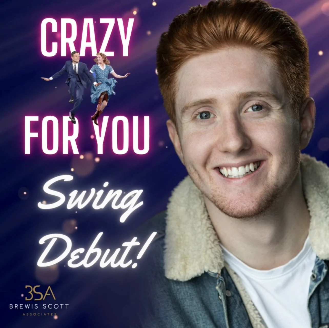 Bradley Trevethan makes swing debut in Crazy For You