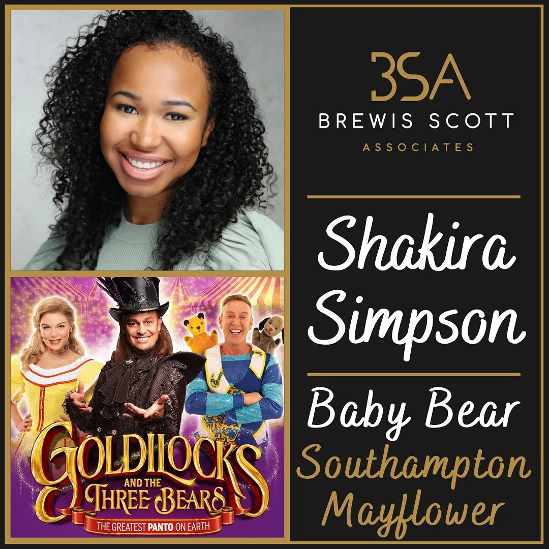 Shakira Simpson to play Baby Bear in Goldilocks and the Three Bears