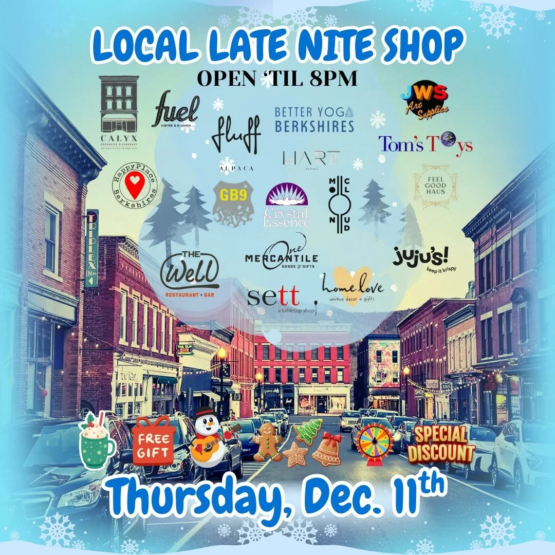 CALLING ALL LOCALS!  Join us on Thursday, December 11th for &ldquo;Local Late Night Shop&rdquo; where participating businesses will be OPEN until 8pm. Stop by for some festive shopping vibes🎄🎁 Shop Local!