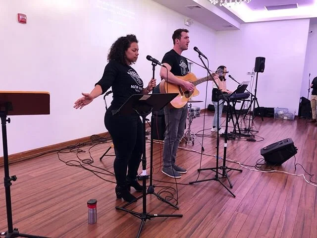 Today we launched weekly services. It was a time of praise, reflection, and connection. Join us next Sunday at 11 am!  3534 Broadway #churchplanting #harlem #nycchurch #newhopechurch #newhopeharlem #acts29 #acts29family #confluencechurch #stadia