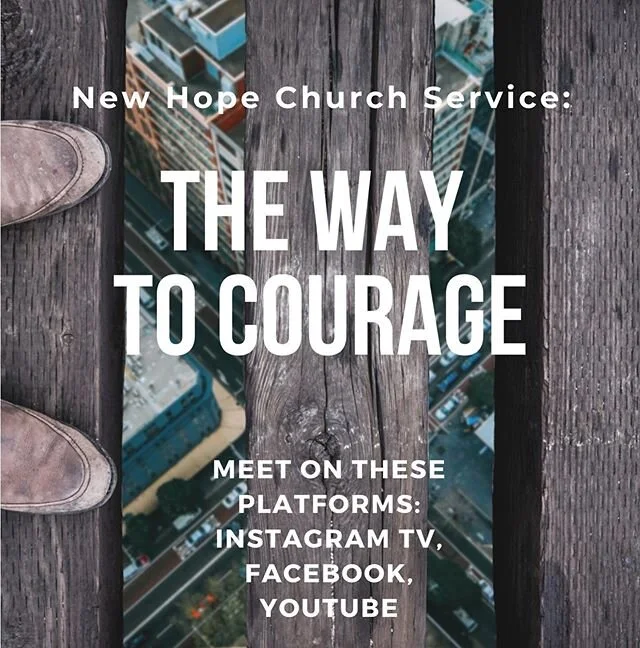Meet us online at 11 am for service as we navigate this season of suffering, uncertainty, and discomfort. Hear from Pastor Jason James as he speaks on what we can put our hope in, and finding &ldquo;A way to courage&rdquo;. You can join here on Insta