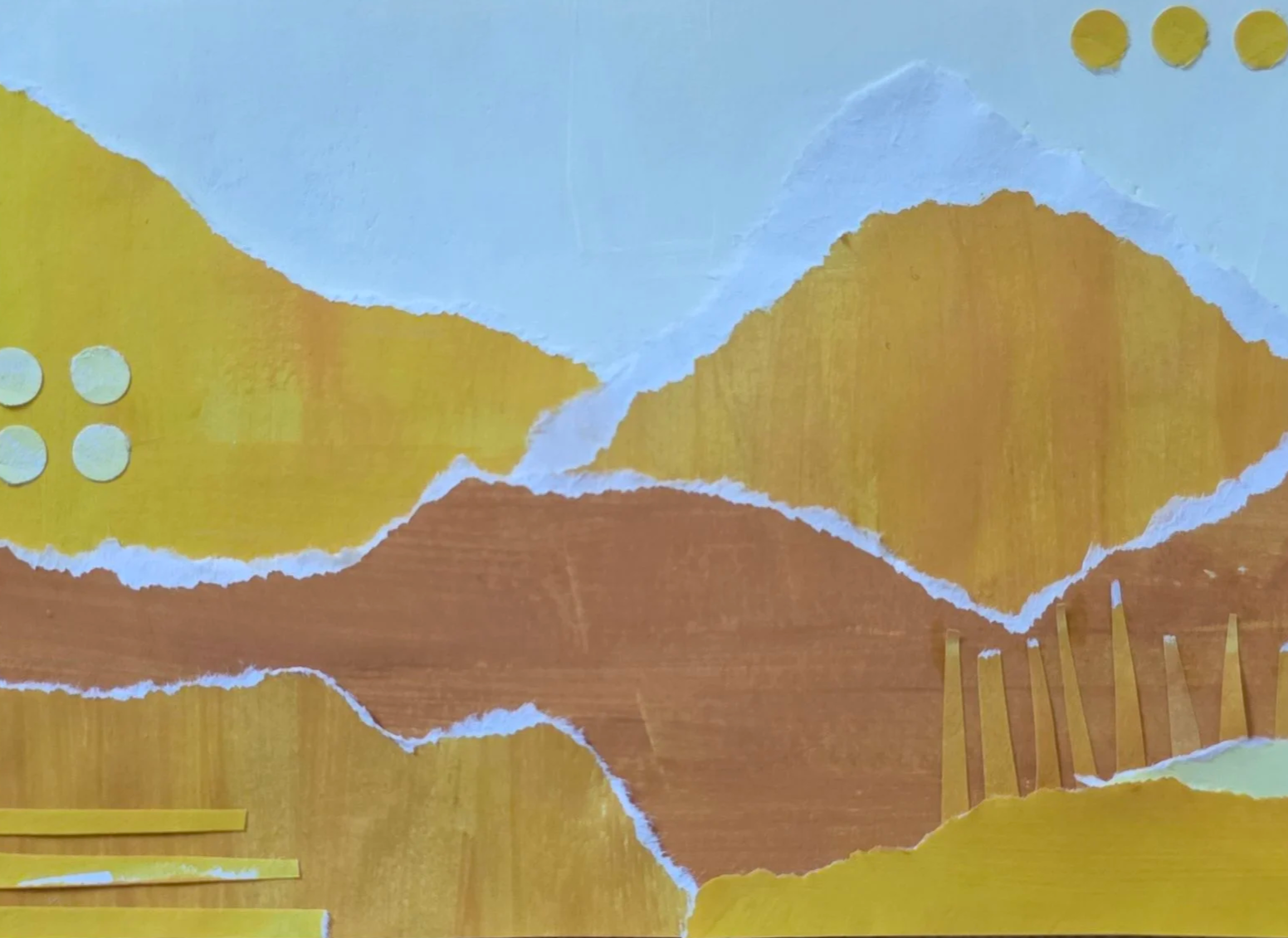 Torn Paper Collaging