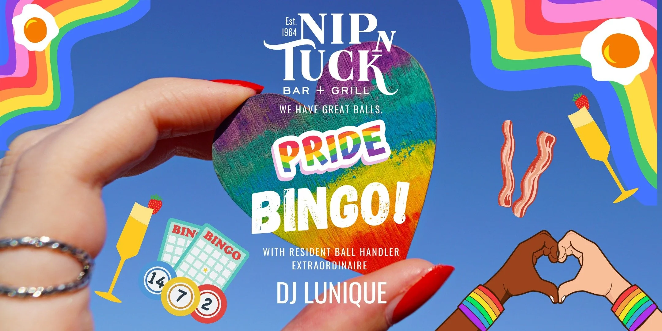 Boozy Brunch Bingo - Pride + ZADDY Theme!