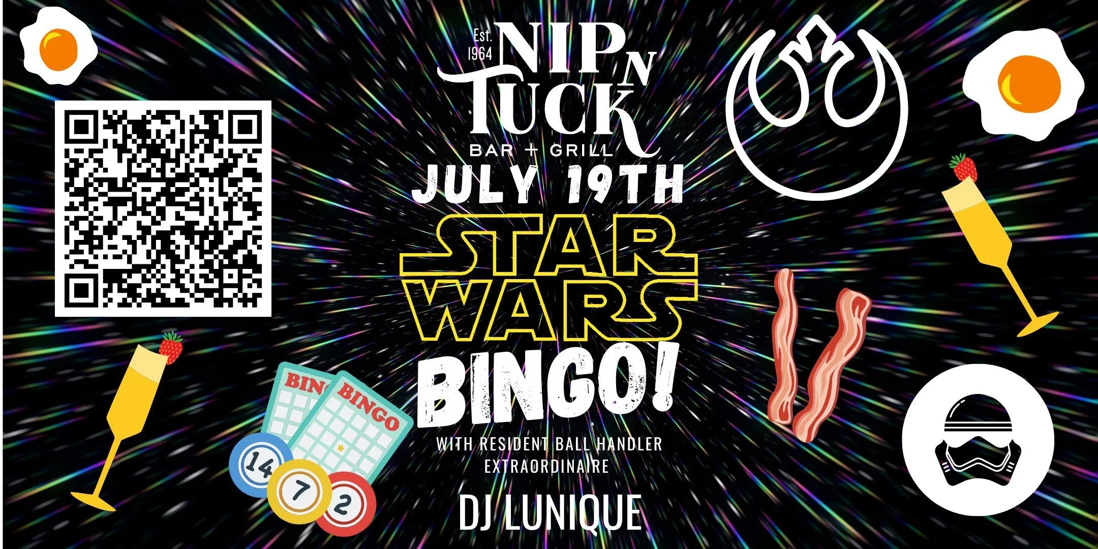 BOOZY BRUNCH BING0 - STAR WARS THEME TO BENEFIT CAMP HAPPY TIMES