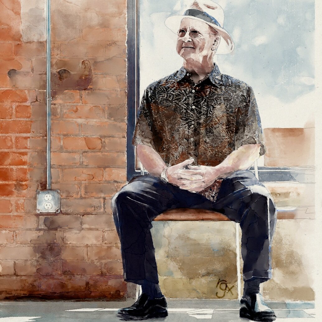 Contentedly Sitting