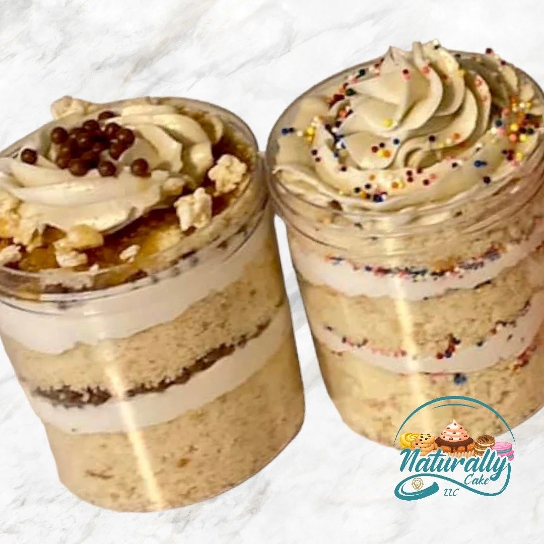 Caramel Cake Jars
