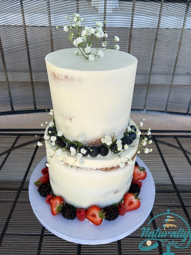 Rustic Semi Naked Cake