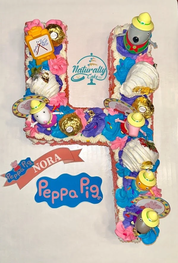 Peppa Pig Number Cake