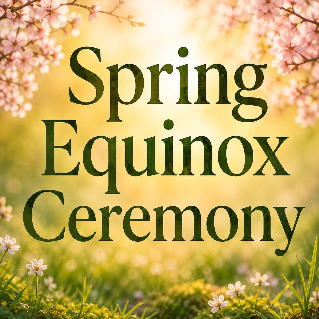 Spring Equinox - Ceremony Circle