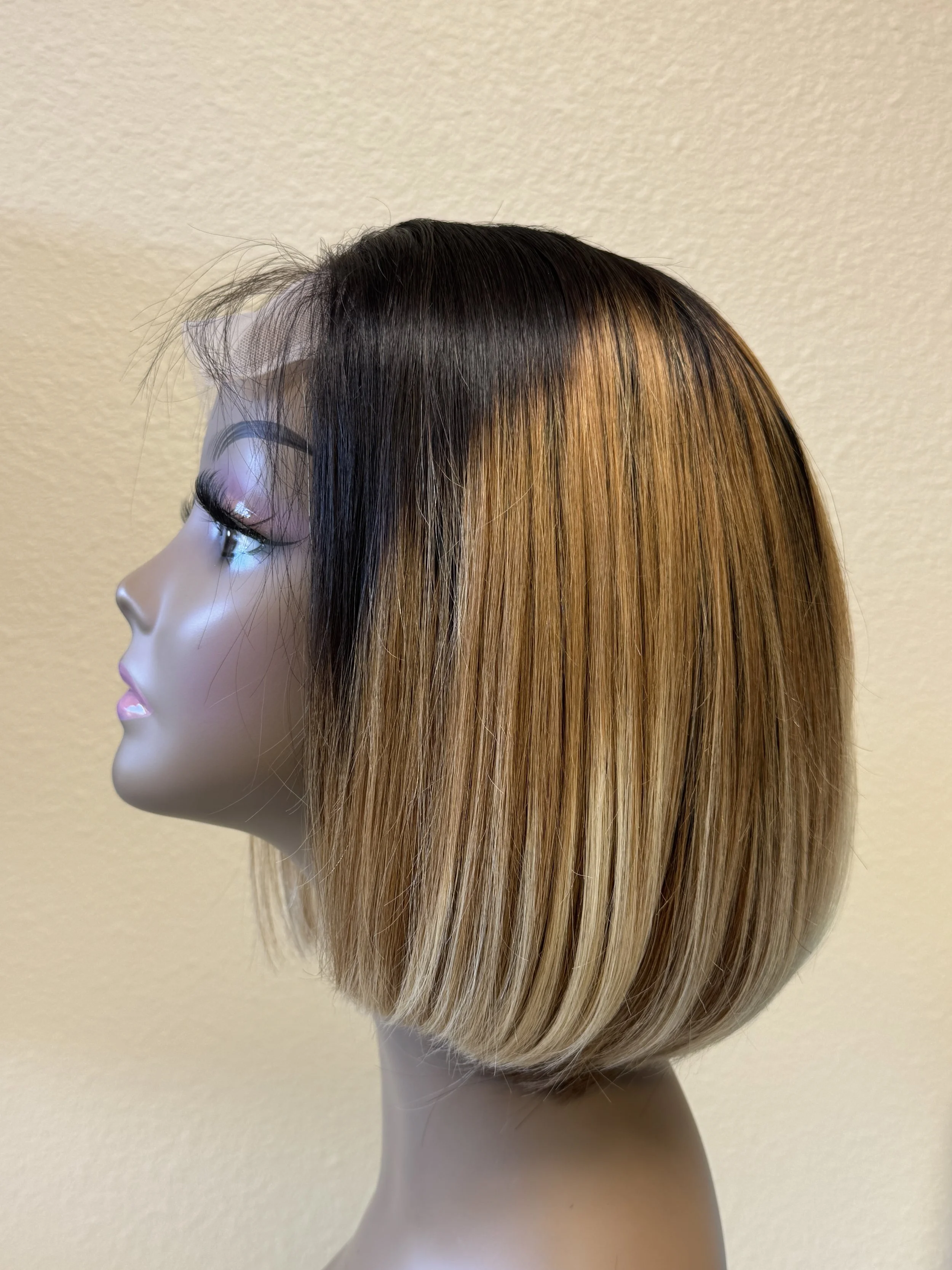 Blonde Ombré Bob Human Hair Wig – side View1.JPG
