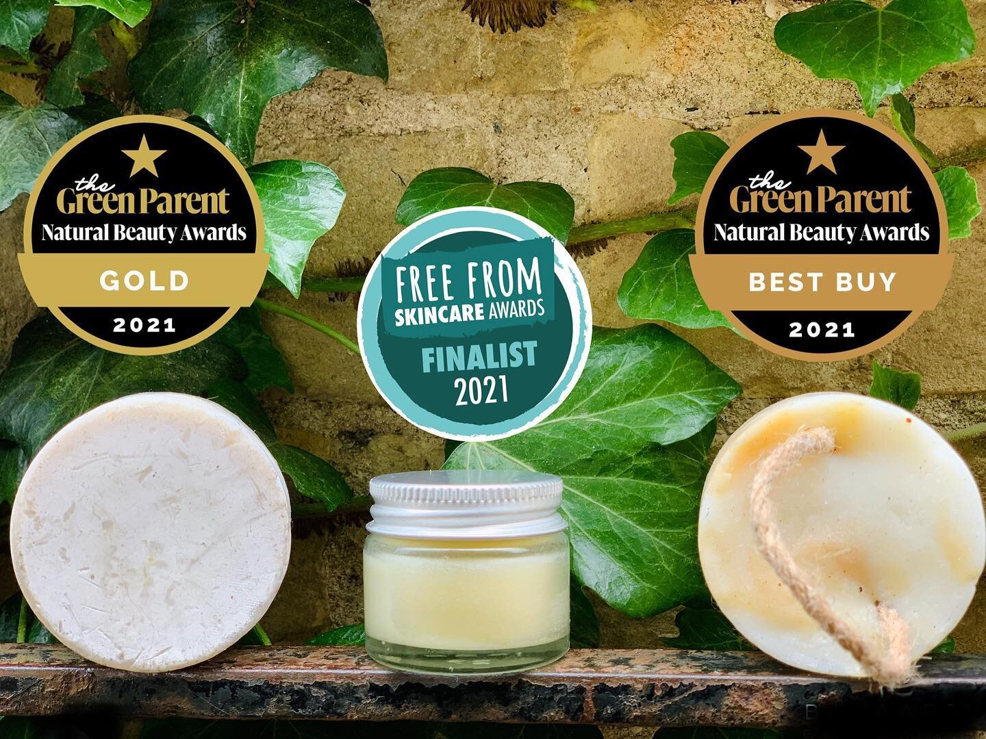 &hearts;️Feeling so thrilled to share some very exciting news regarding some of our products&hearts;️
🥁 Drum roll....
🥇Gold Award for our SHAVING SOAP,  The Green Parent, Natural Beauty Awards 2021 
🎊Best Buy Award for our SHAMPOO BAR, The Green P