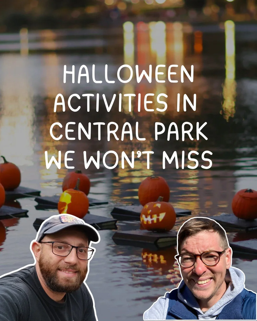 If you&rsquo;re in NYC this spooky season, there are two Halloween traditions you can&rsquo;t miss 👇

 The Pumpkin Flotilla at Harlem Meer &mdash; Watch dozens of glowing jack-o-lanterns float across the water at dusk. It&rsquo;s one of the most mag