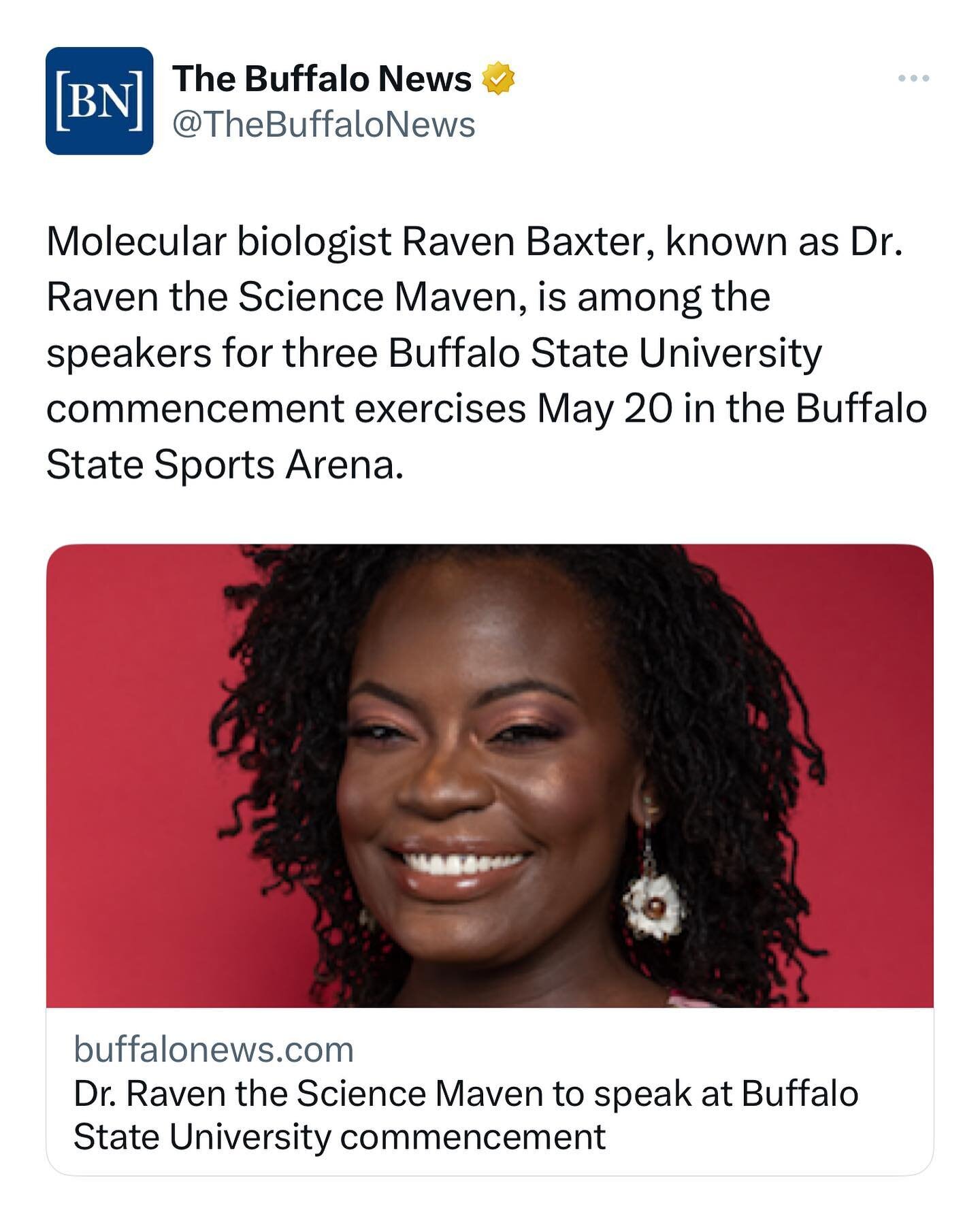 I am ecstatic and humbled to announce that I have been invited by Buffalo State University @buffalostate to deliver the commencement speech for their 2023 graduates of the School of Arts and Sciences! I earned my bachelor's degree in 2014 and master'