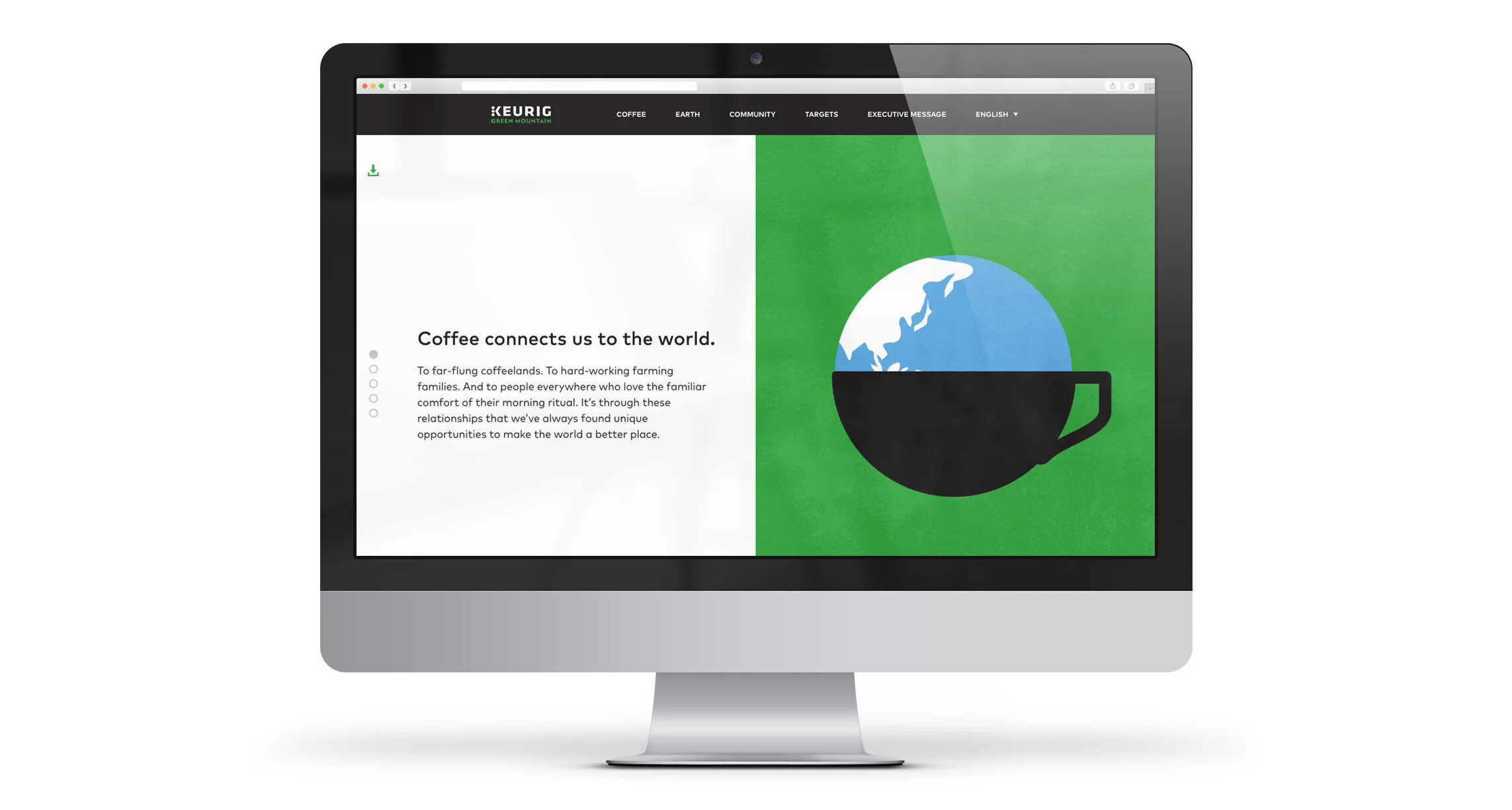 Homepage for the 2018 Report experience