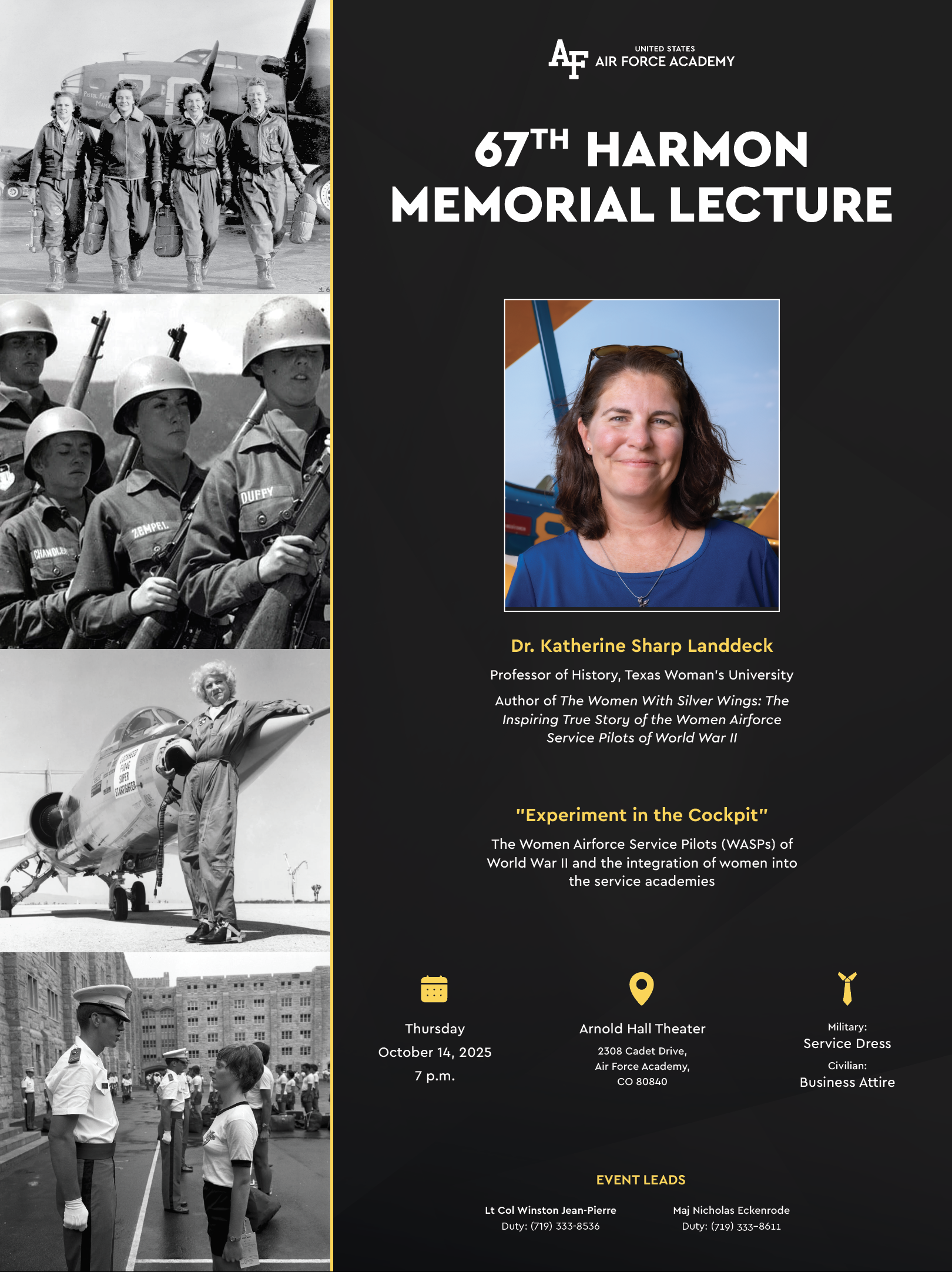 67th Annual Harmon Memorial Lecture