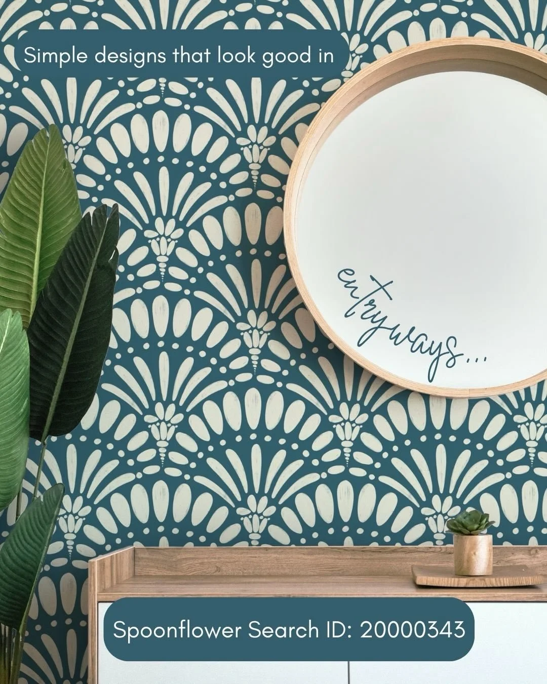 Super cute, super versatile wallpaper that fits any space 😍

Working on adding more pieces that add more versatility and elevate your home refresh ✨

Available on Spoonflower.
Reach out if you need a color change or resize - I got you 😉
I would to 