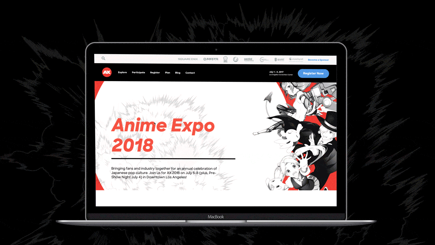 Web design need for anime site, Web page design contest