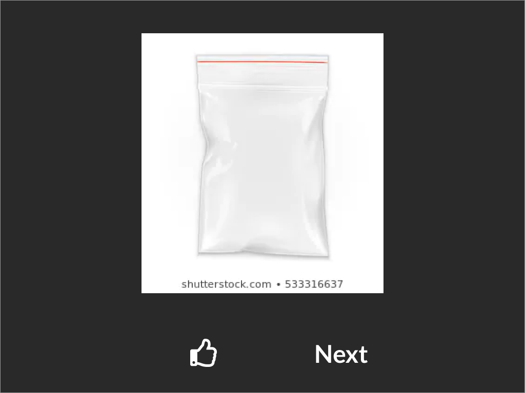 Images that may or may not elicit a craving response are shown on screen.