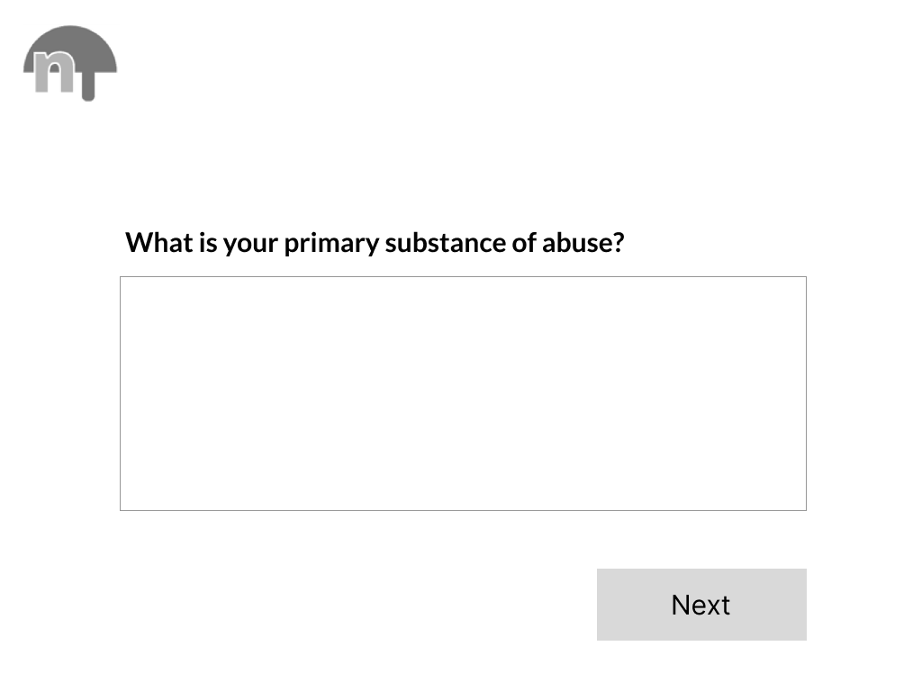 Some questions, like this one, is only asked at a patient's first Neuromark appointment